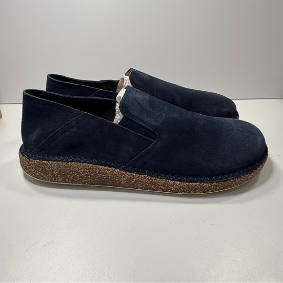 NIB Birkenstock Callan Dark Blue Suede Loafers Size 41 EU Women’s 10/Mens 8 - Picture 3 of 11
